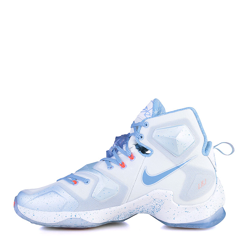 мужские белые баскетбольные кроссовки Nike Lebron XIII XMAS 816278-144 - цена, описание, фото 3